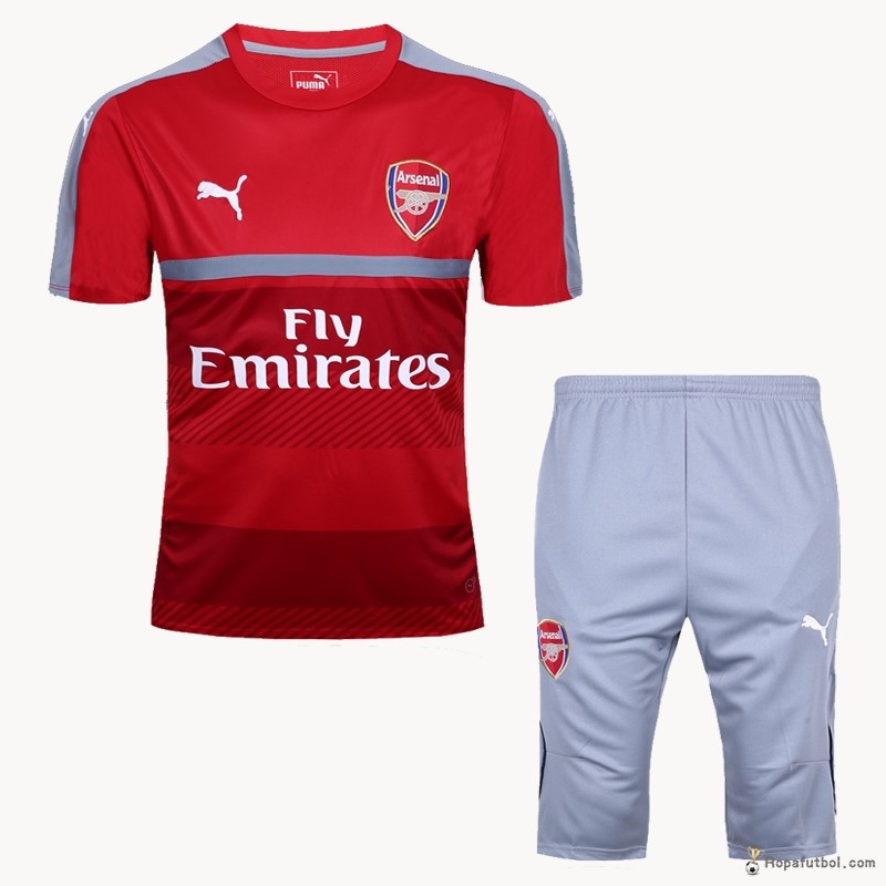 Camiseta Entrenamiento Arsenal Conjunto Completo 2016/17 Rojo